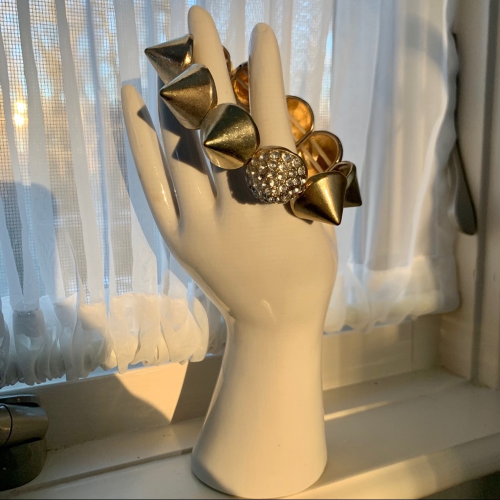 Francesca’s Collections Spiked Rhinestone Bracelet - Picture 3 of 3